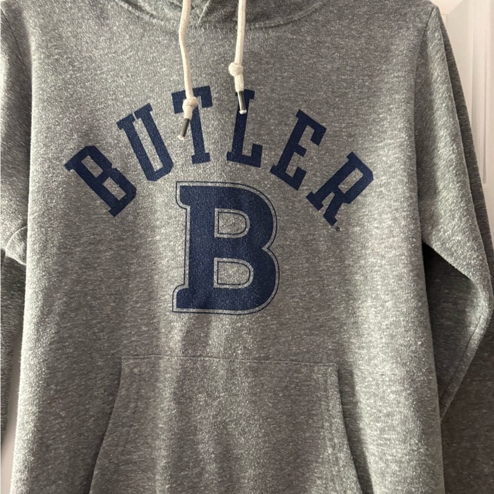 Butler University Bulldogs Gray Hoodie Sweatshirt Size Medium - Picture 6 of 7